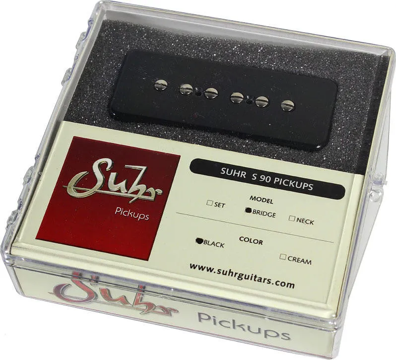 Suhr S90 Bridge Pickup, Black (P90)