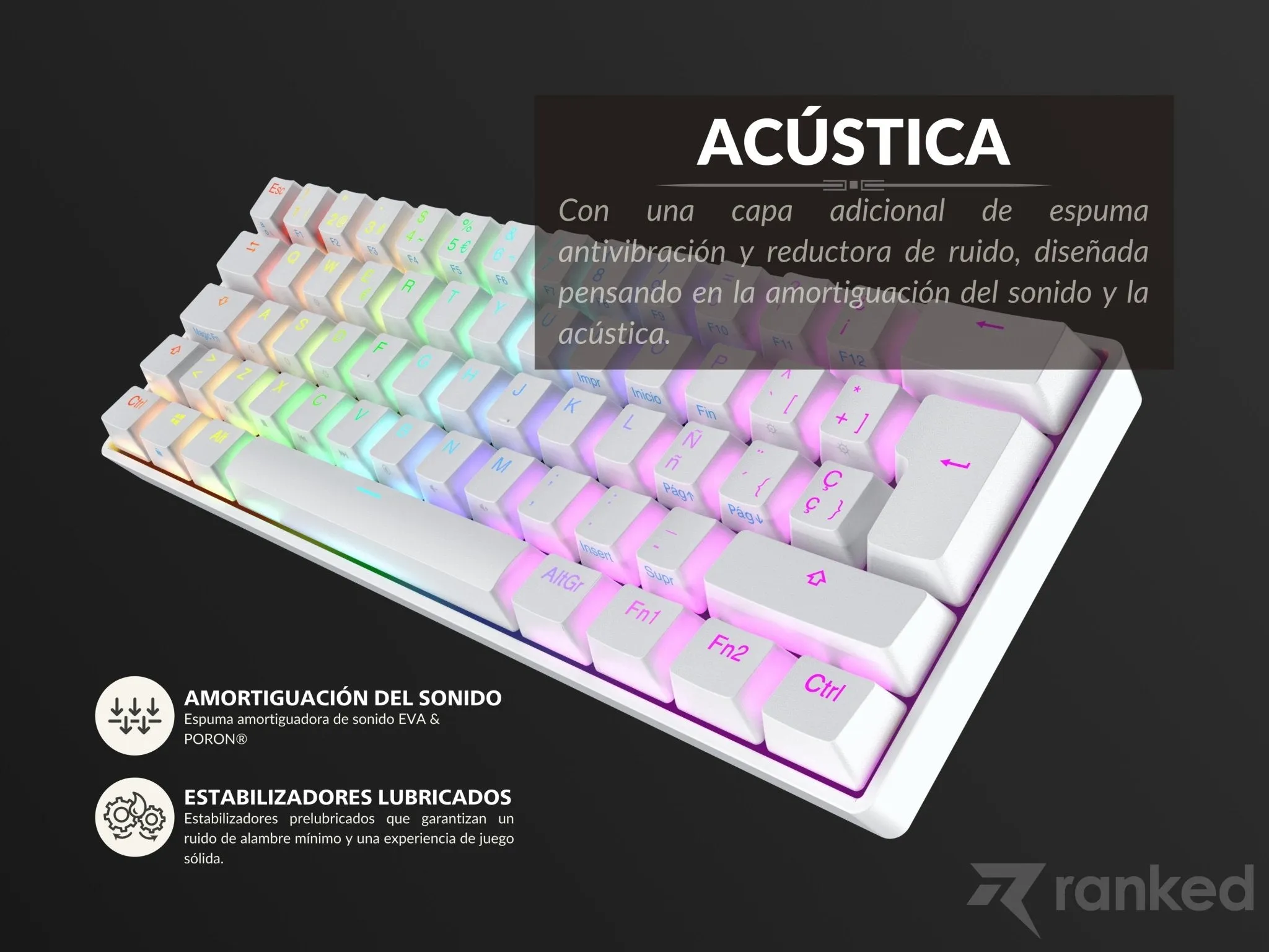 Supernova s60 Mechanical Gaming Keyboard - [ISO ES]