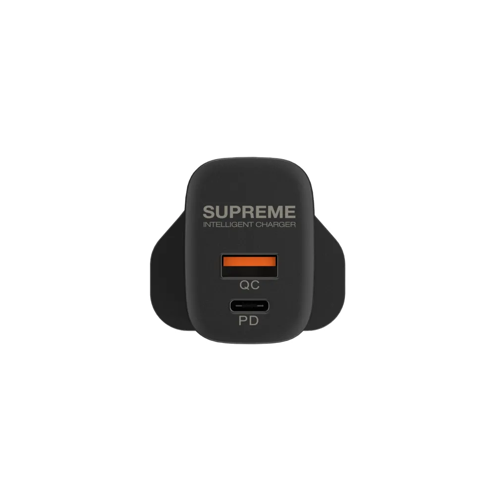 SUPREME Pro PD Dual Ports Charger 20W UK Version