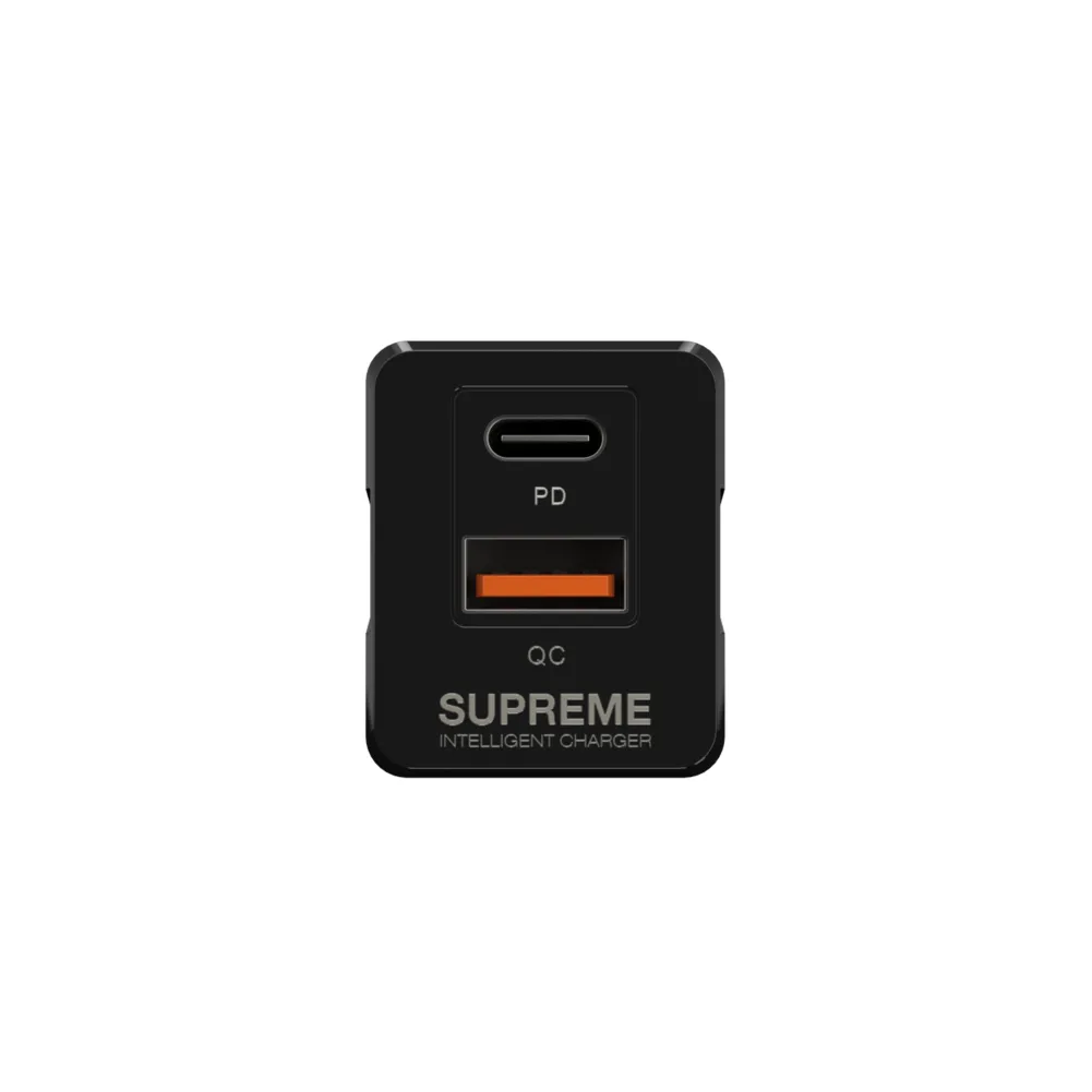 SUPREME Pro PD Dual Ports Charger 20W US Version