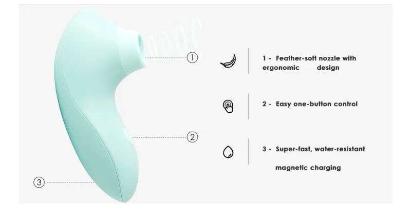 Svakom Pulse Lite Neo - App Control - Waterproof - Magnetic Charger