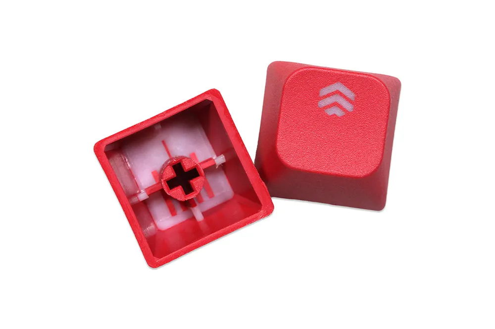 Taihao BOBO Profile Rosy Cloud PBT Doubleshot keycaps for diy gaming mechanical keyboard oem profile Red 1.75u shift Only of 87