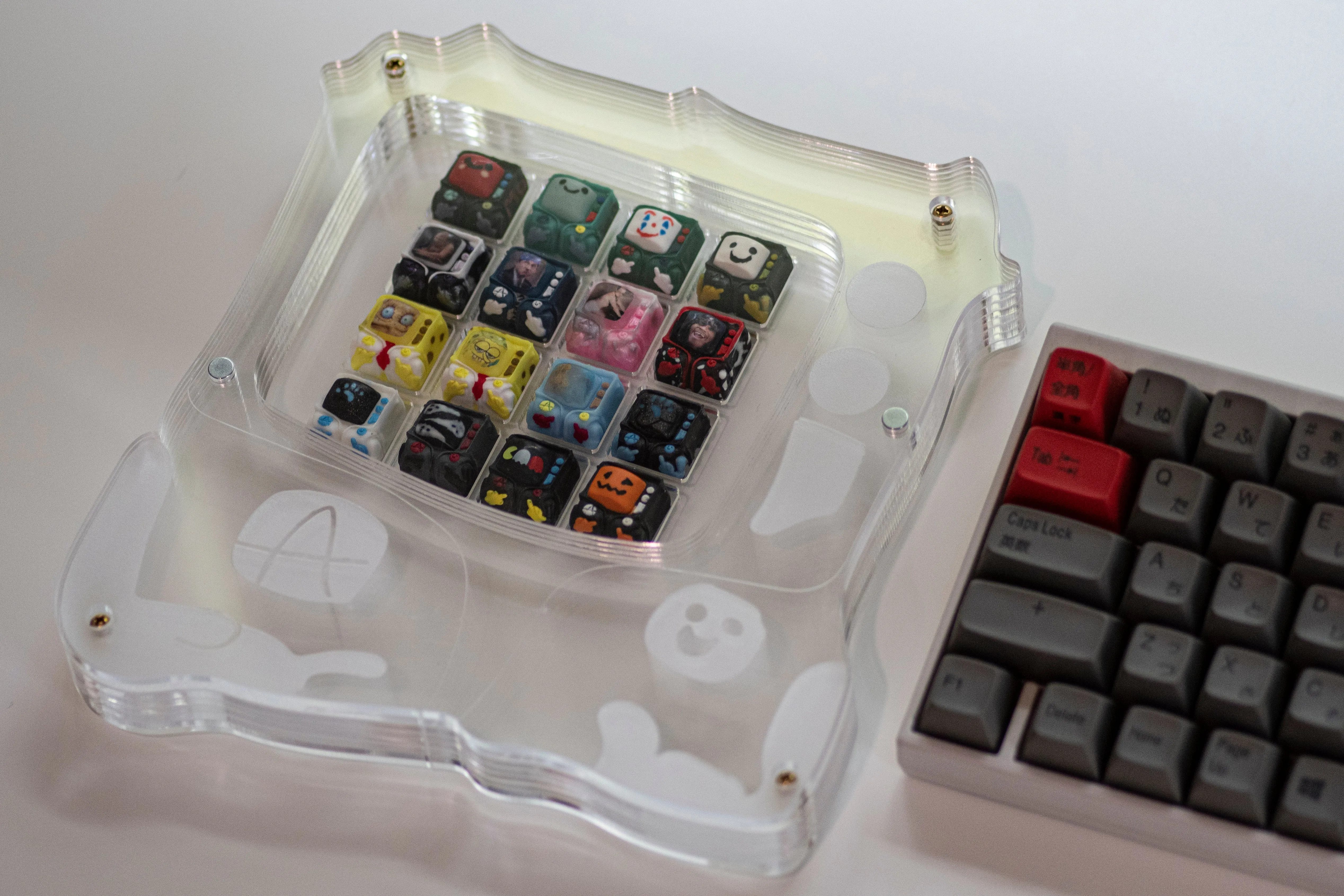 Telepunk Acrylic Artisan Mechanical Keyboard Case