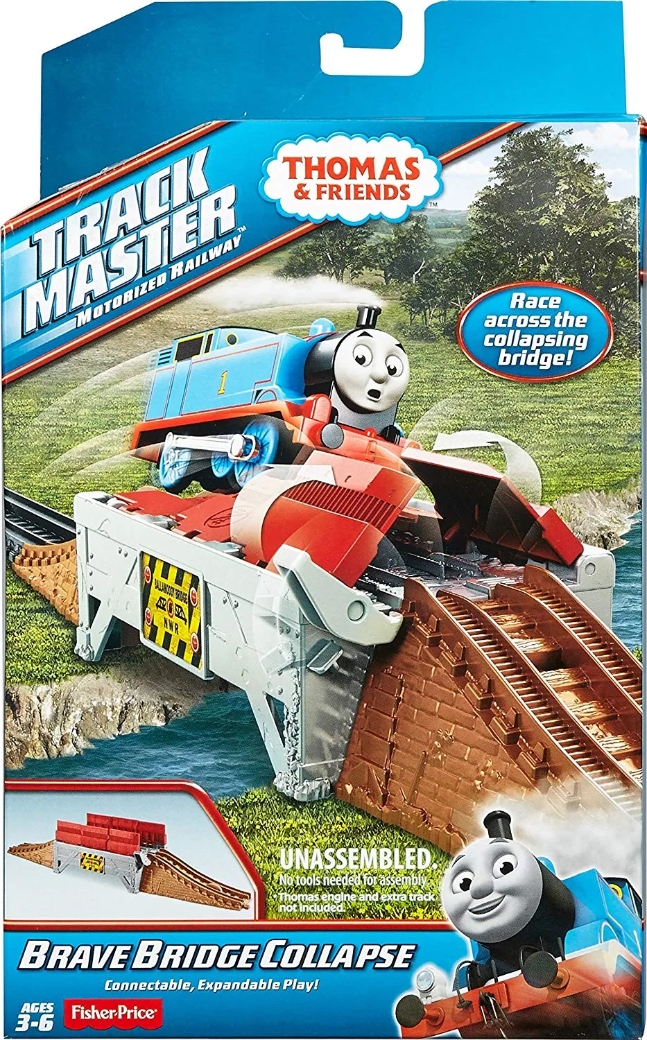 Thomas & Friends TrackMaster, Brave Bridge Collapse Train Set