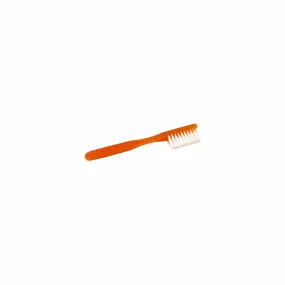 Toothbrush with Short Handle Orange - 4.0" (10 cm)