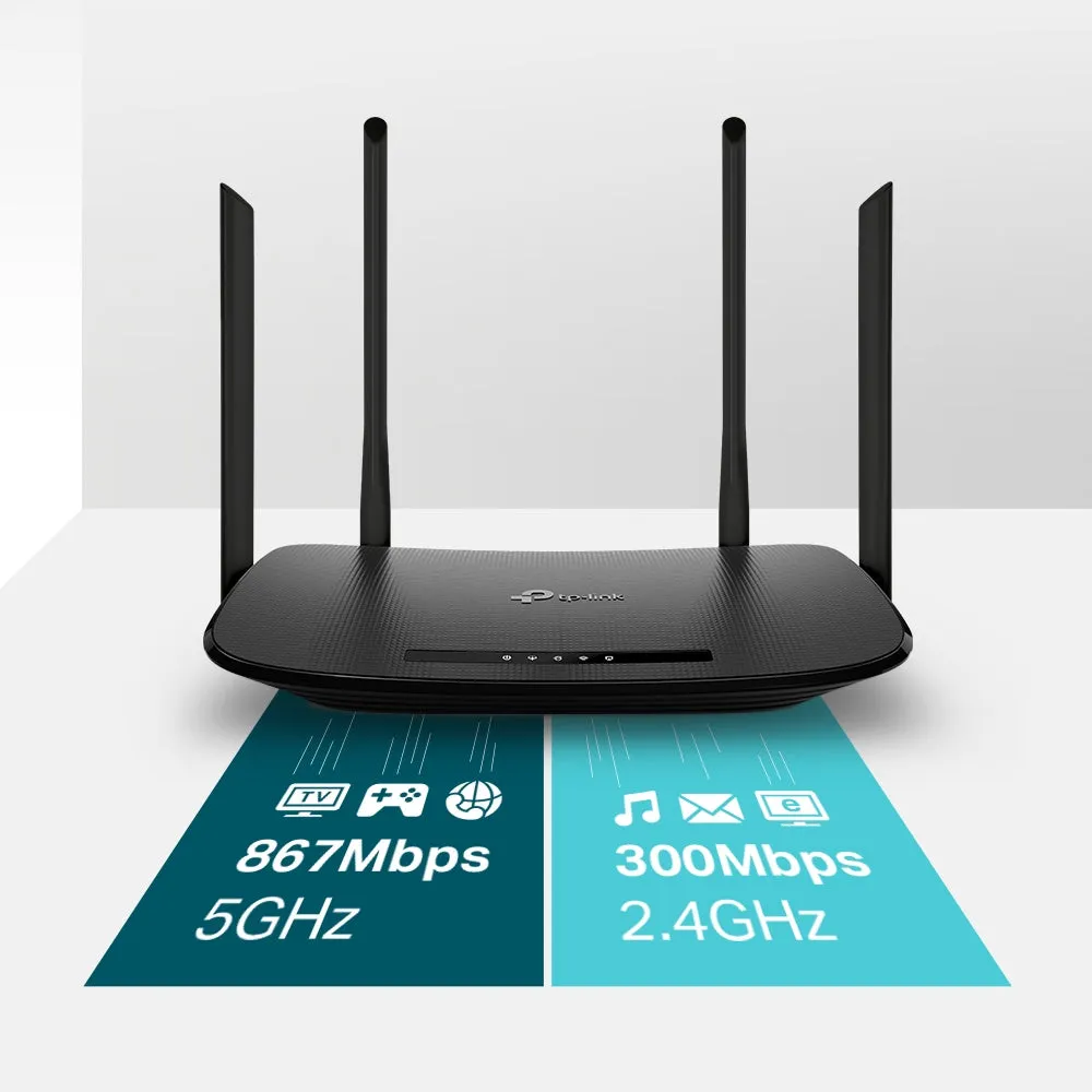 Tp-Link Ac1200 Wireless Vdsl/Adsl Modem Router