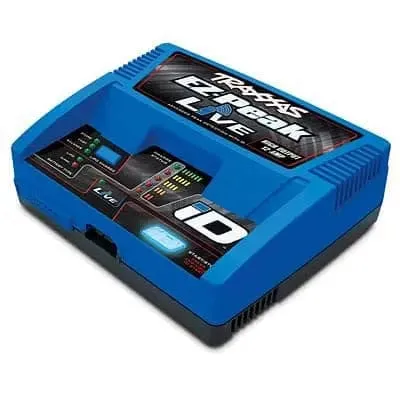 TRAXXAS 2971 EZ-Peak Live 12-AMP NiMH/LiPo Fast Charger w/Blue