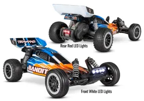 Traxxas Bandit 1/10 Scale Off Road Buggy 2WD With XL-5 ESC Led Lights Battery and Charger 24054-61