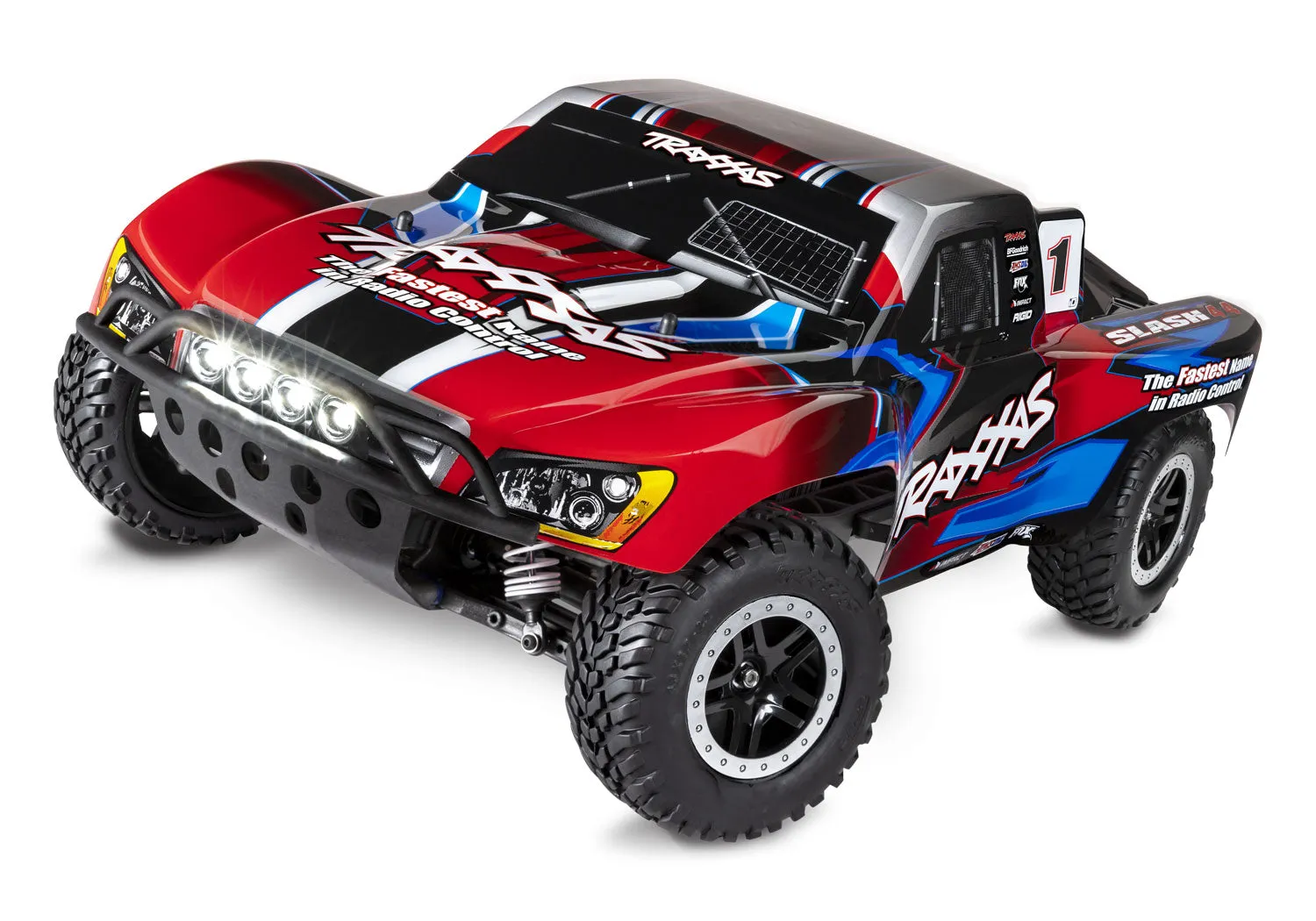 Traxxas Slash 1/10 Scale Short Course Truck 4WD with XL-5 ESC Led Lights Battery and Charger 68054-61