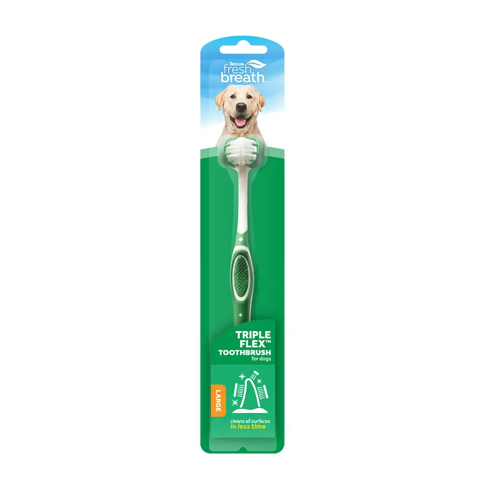 TropiClean TripleFlex Toothbrush for Dogs