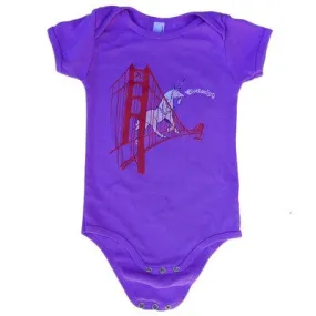 Unicorn on the Golden Gate Bridge Onesie