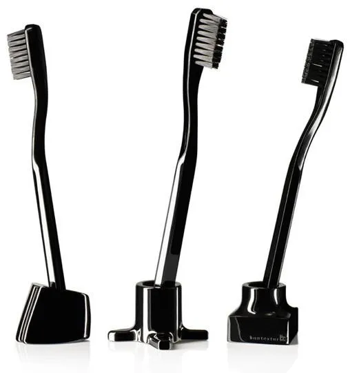 VIKTOR Toothbrush/Razor Holders - Black Nickel