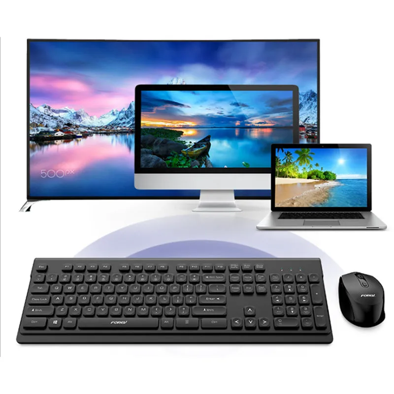 Wireless Keyboard & Mouse Office Home Gaming Keyboard Mouse Set