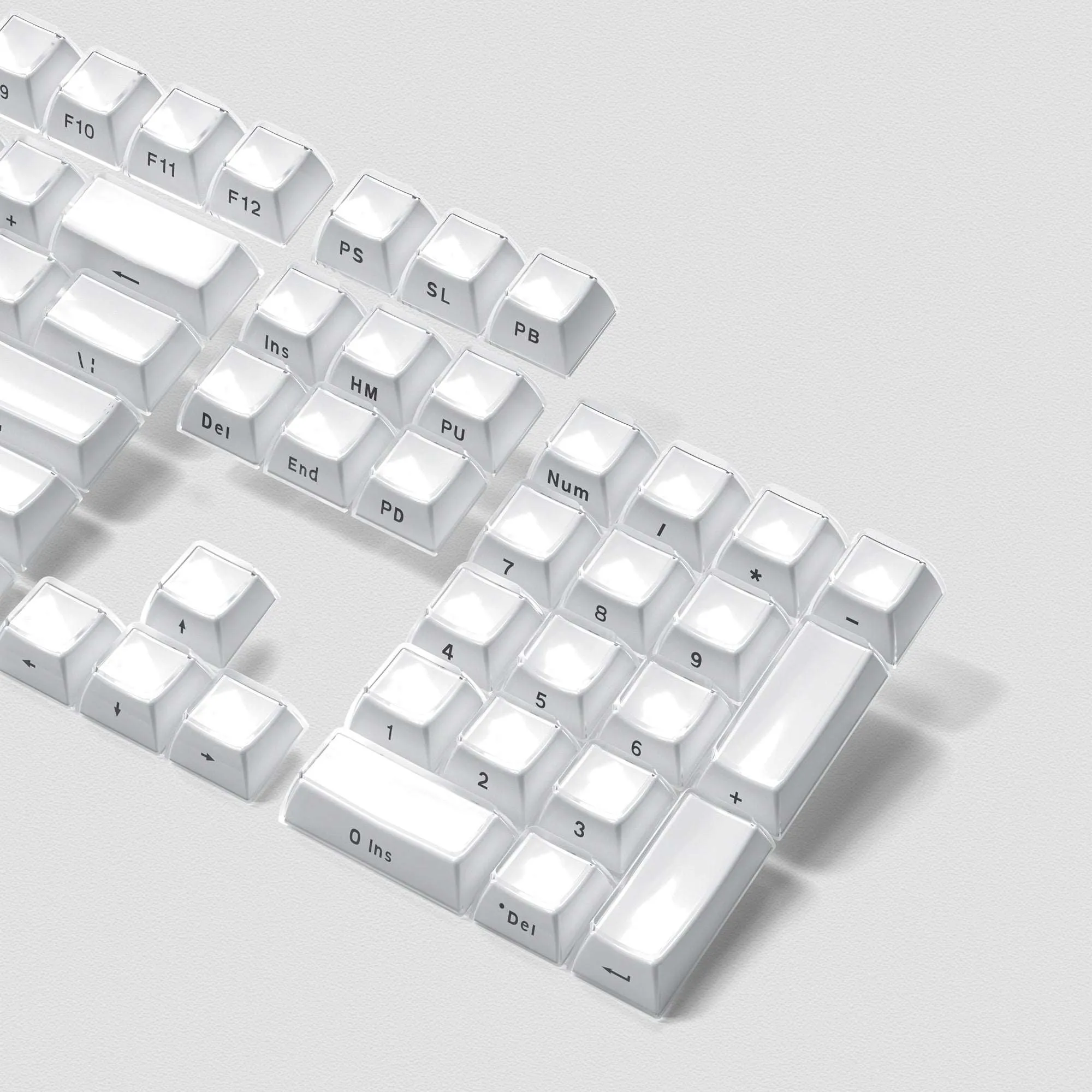 XVX Jello Side-Printed Translucent OEM Profile Keycap (113-Key)