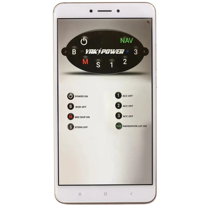 Yak-Power Wireless 8 Circuit Digital Switcher With Integrated Bluetooth