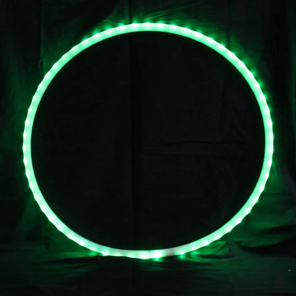 Zeekio 24" Rechargable LED Hoop with Remote - Flow Toy - Multi Color - Collapsible