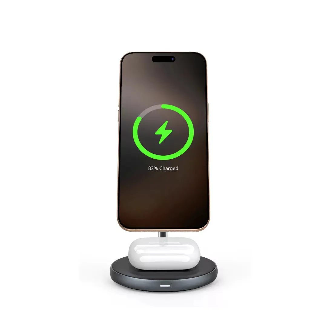 ZIKE 2-in-1 Magnetic Wireless Charger