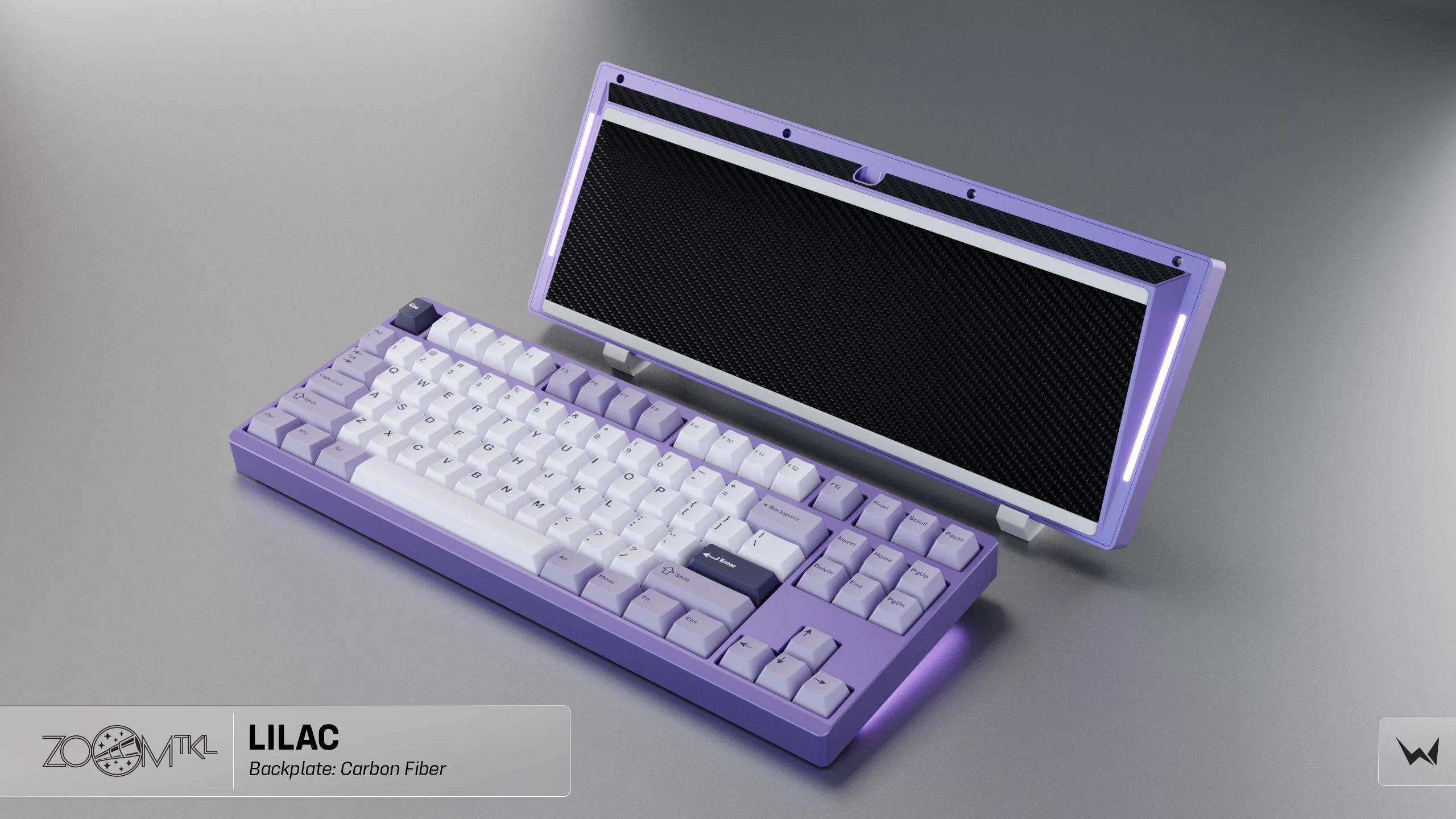 Zoom TKL Essential Edition - Lilac Mechanical Keyboard Kit